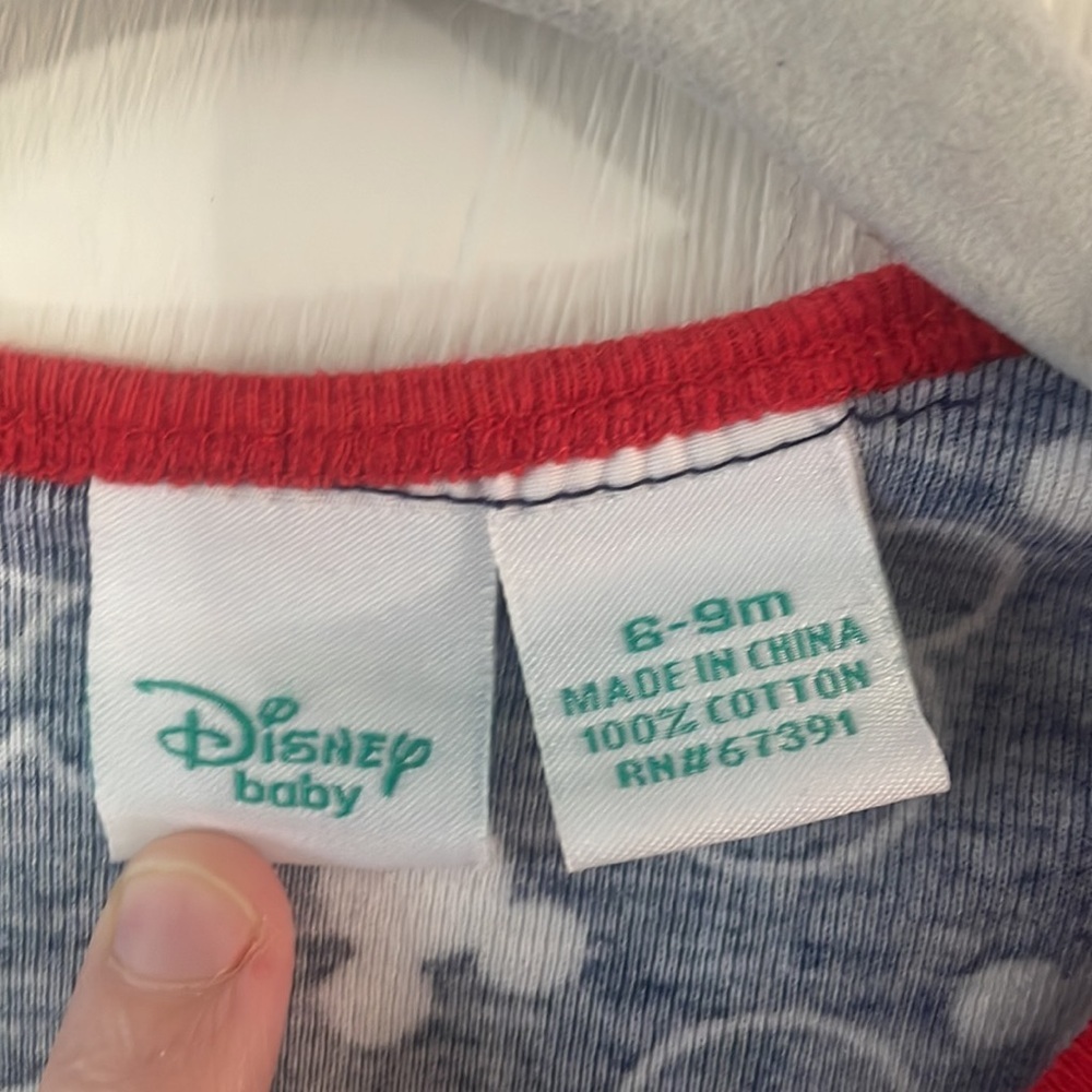Disney baby Mickey Mouse eat pattern onesie - Picture 2 of 2